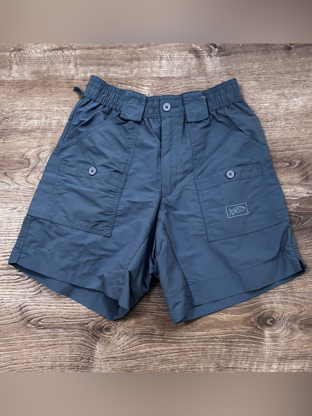 AFTCO The Original Fishing Shorts Men's Size 30 Light Blue 7” Inseam